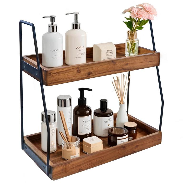 DEMIGO ACACIA BATH ORGANIZER