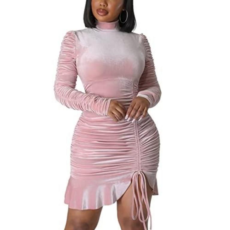 VELVET BODYCON DRESS