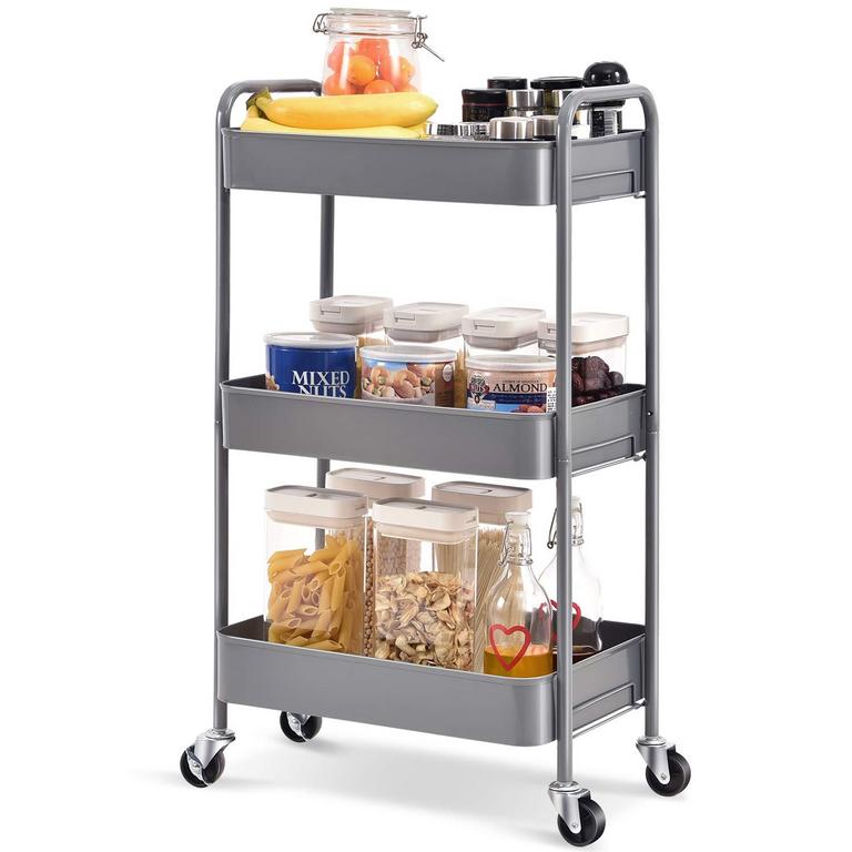 TOOLF 3-TIER METAL CART