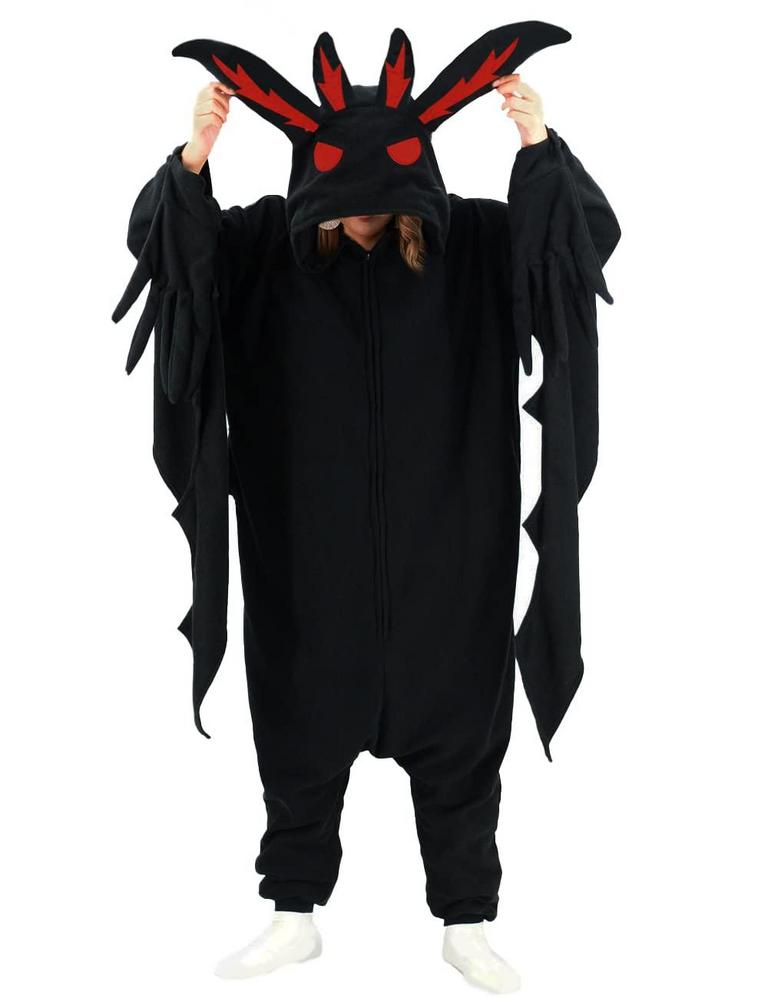 MOTHMAN ONESIE ADULT PAJAMAS