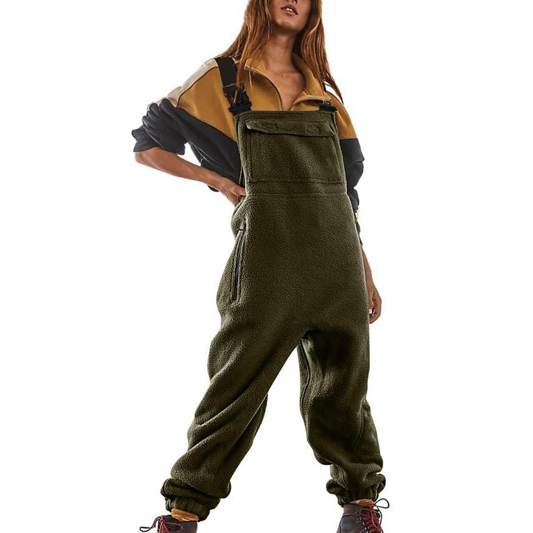 WARM FLEECE OVERALLS WOMEN