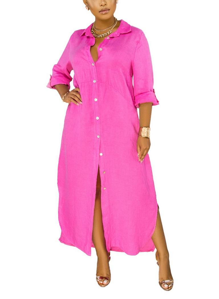 MAXI SHIRT DRESS