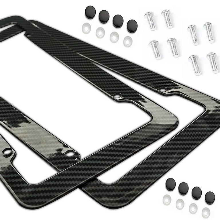 2PK CARBON FIBER LICENSE FRAME