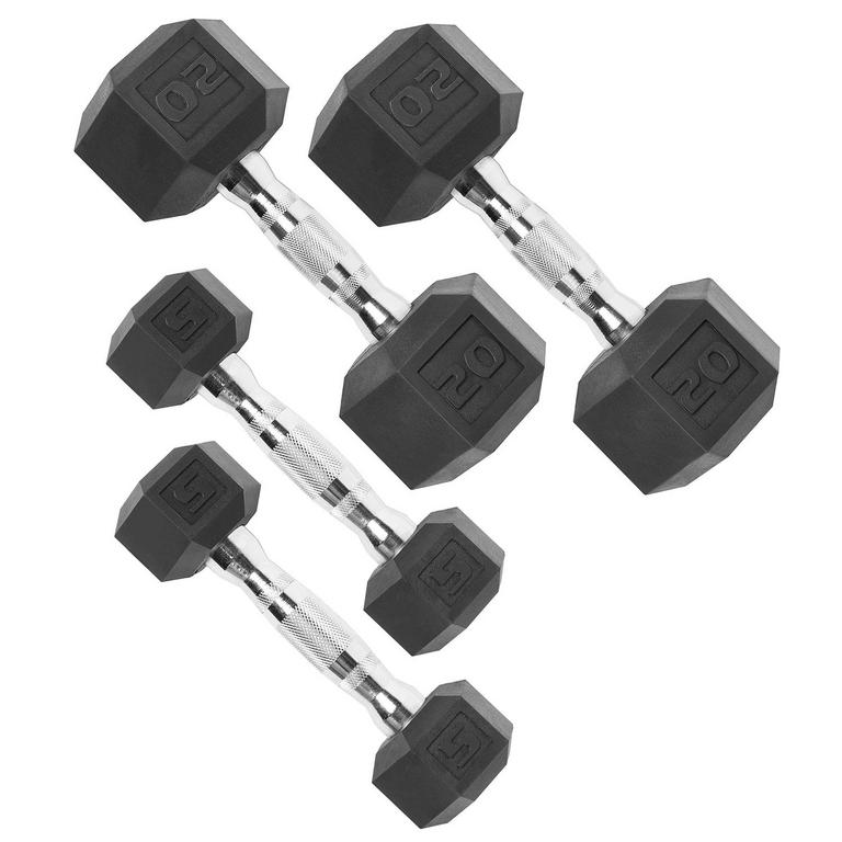 CAP 50LB COATED DUMBBELL SET