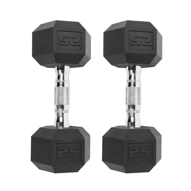 CAP 50LB COATED DUMBBELL SET