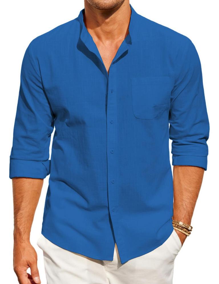 COOFANDY LINEN SHIRT