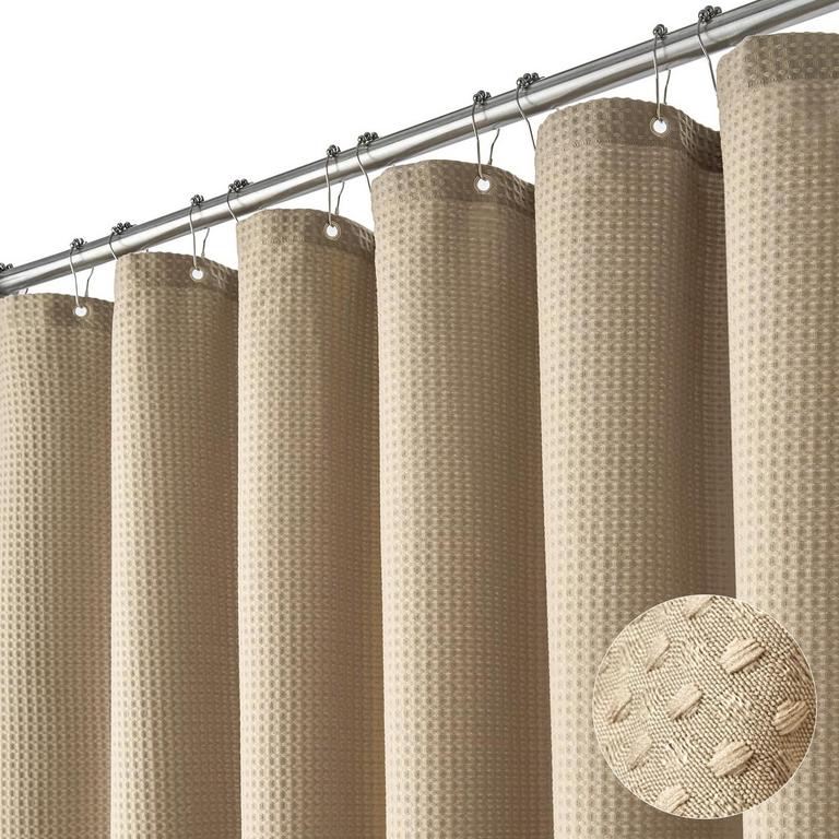 WAFFLE SHOWER CURTAIN