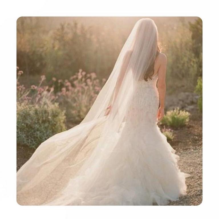 URSUMY WEDDING VEIL LONG