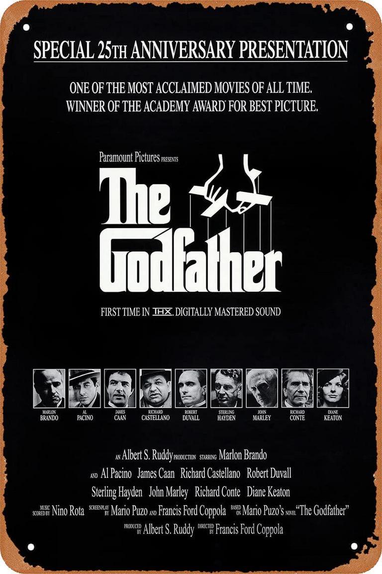 LIQIXI GODFATHER TIN SIGN