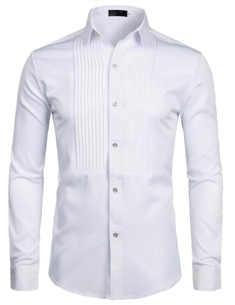 ZEROYAA TUXEDO SHIRT