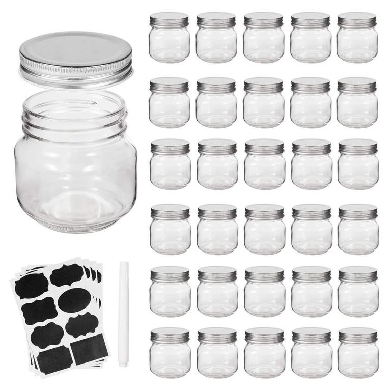 ACCGUAN 8OZ GLASS JARS