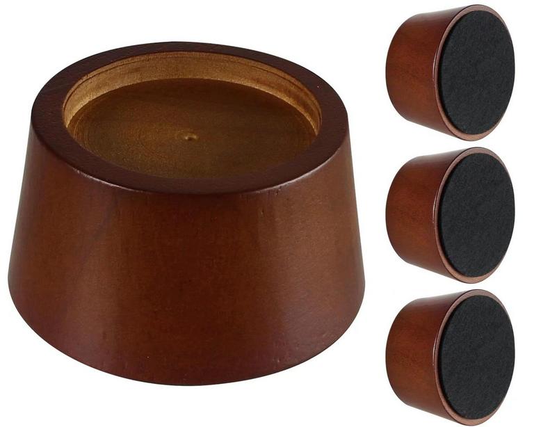 WOOD BED RISERS 4PCS