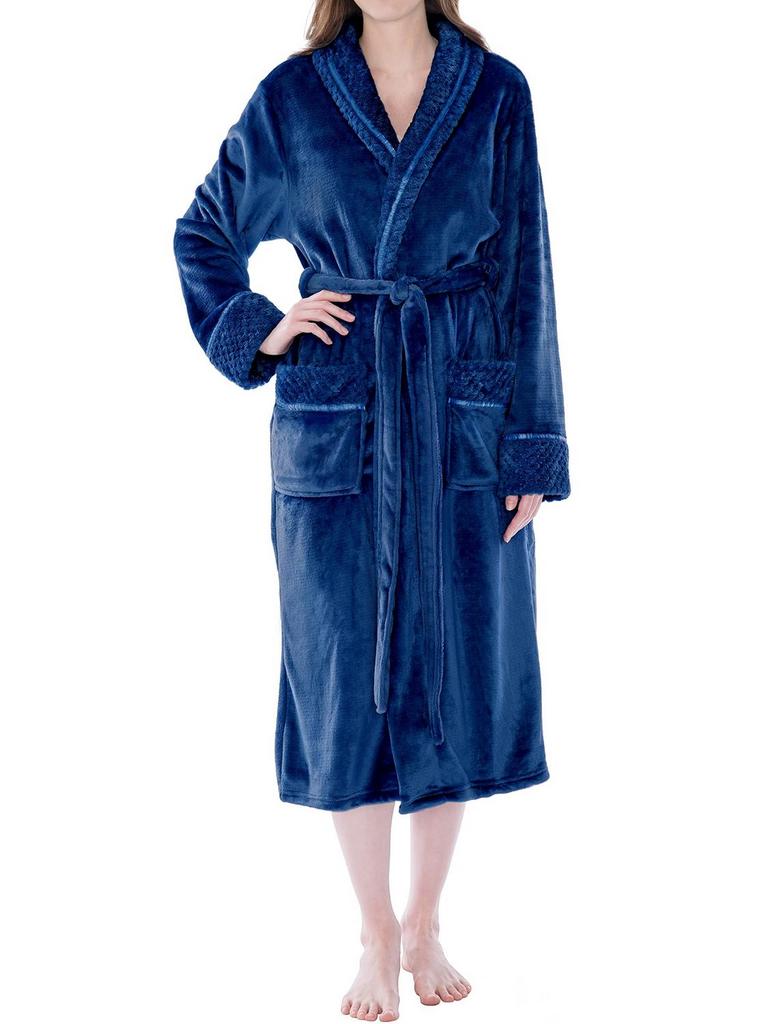 PAVILIA PLUSH ROBE W SM