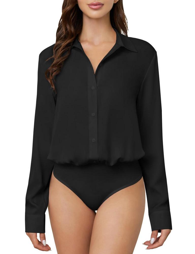 TQD SATIN BODYSUIT