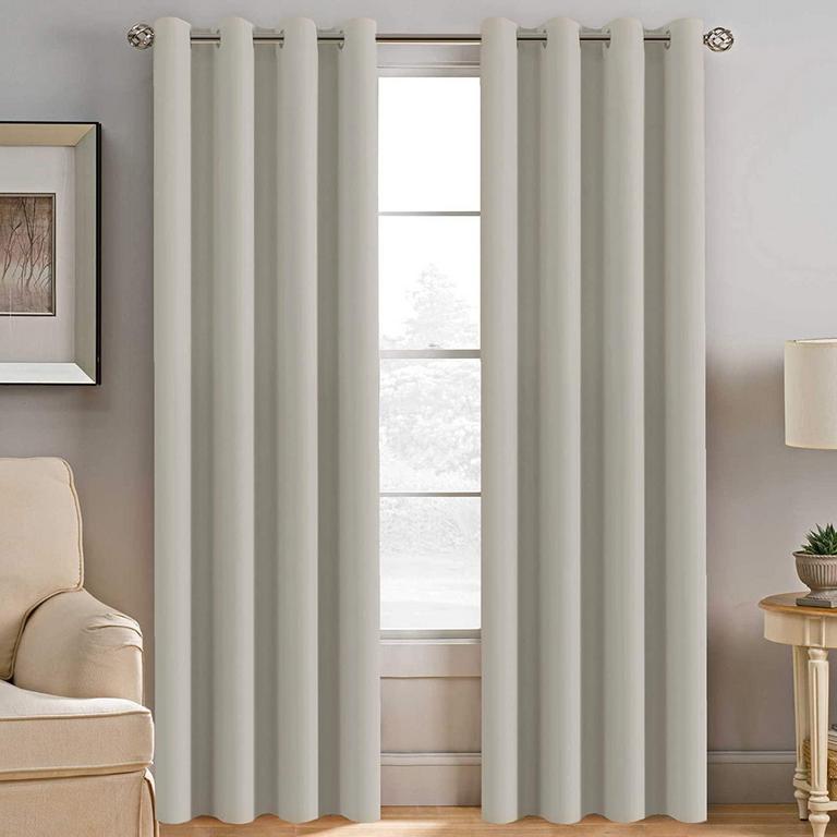 IVORY GROMMET CURTAINS