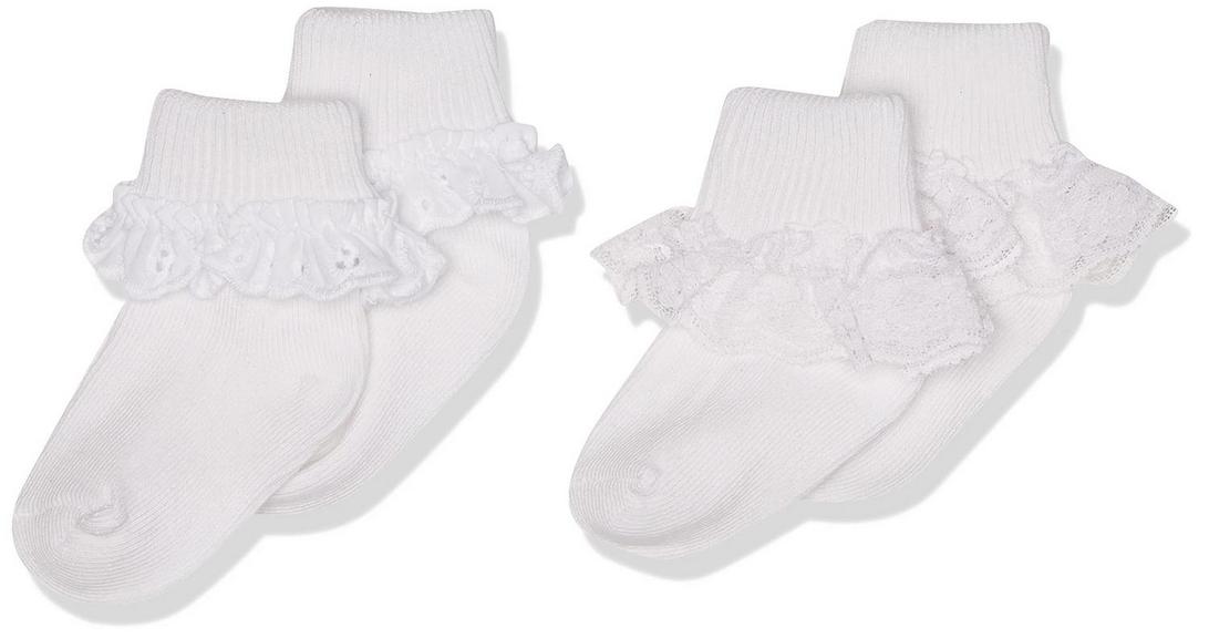 JEFFERIES SOCKS LACE TRIM