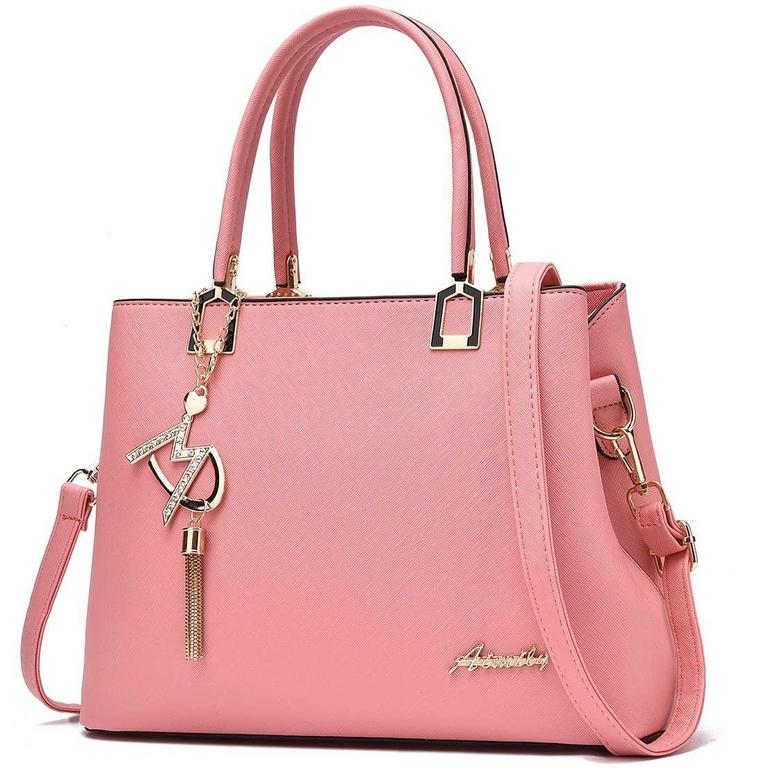 TOLFE RED SATCHEL TOTE BAG
