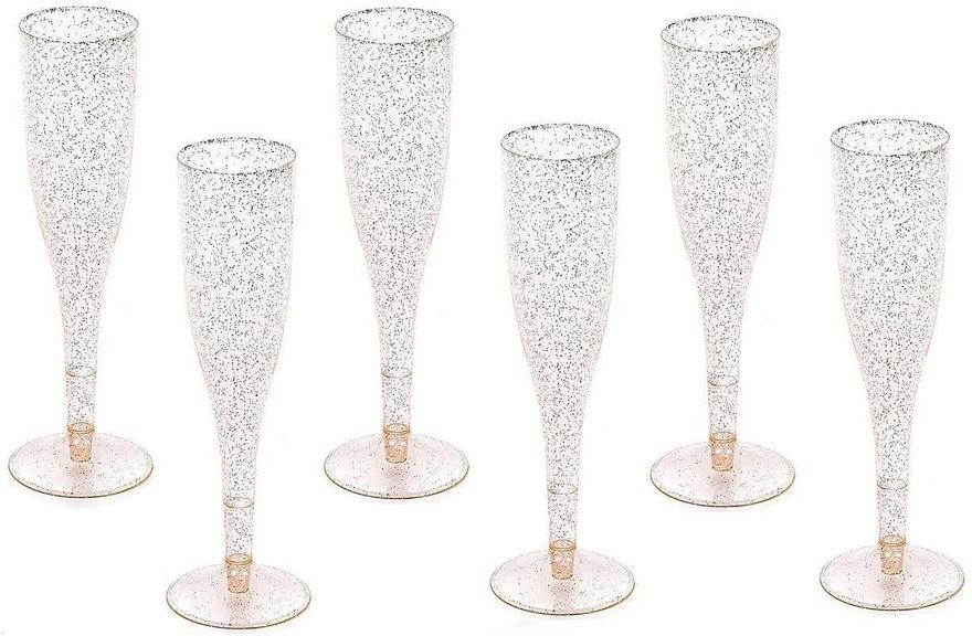 OOJAMI GLITTER CHAMPAGNE GLAS