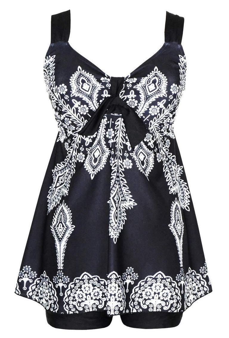 DANIFY PLUS SIZE TANKINI SET