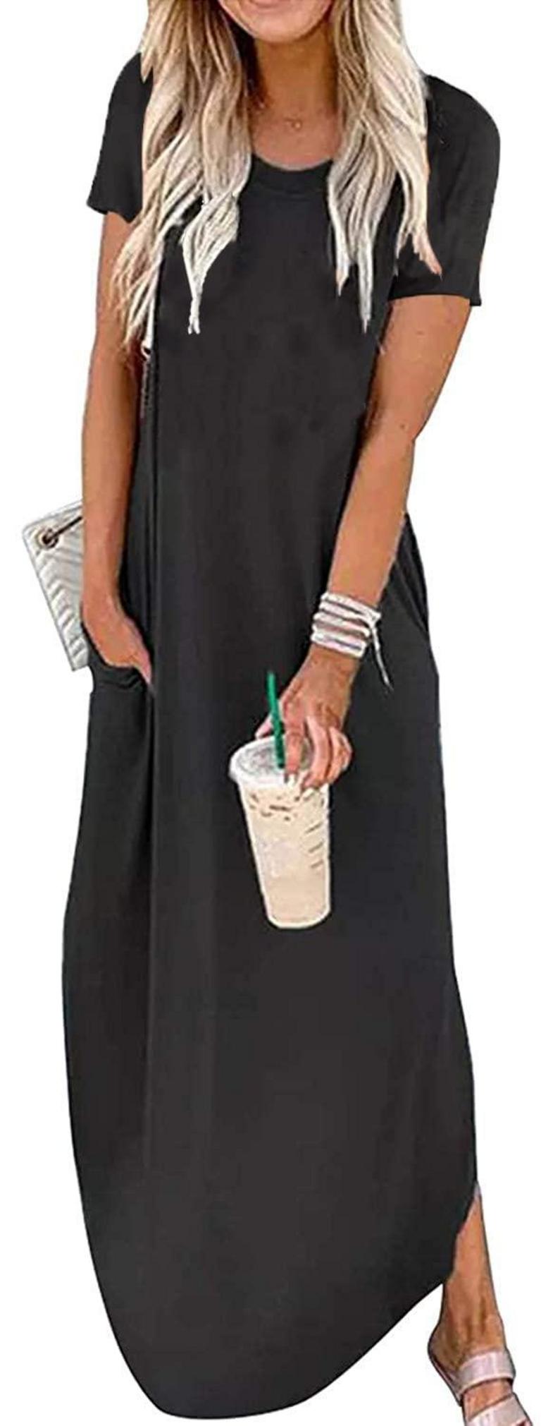 XXL BLACK MAXI DRESS