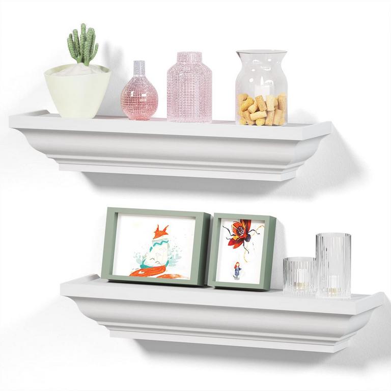 2 ALSONERBAY WOOD SHELVES
