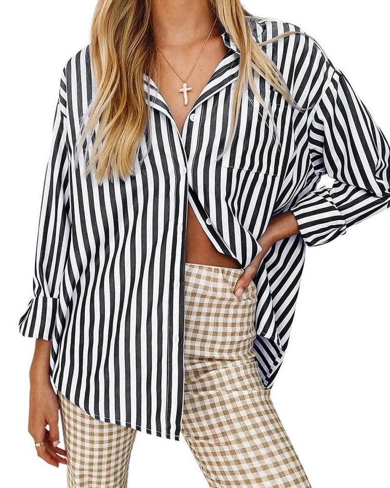 THEFABLAND STRIPED TOP S