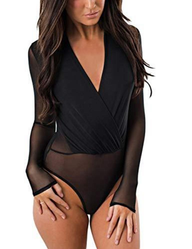 SEBOWEL L MESH BODYSUIT