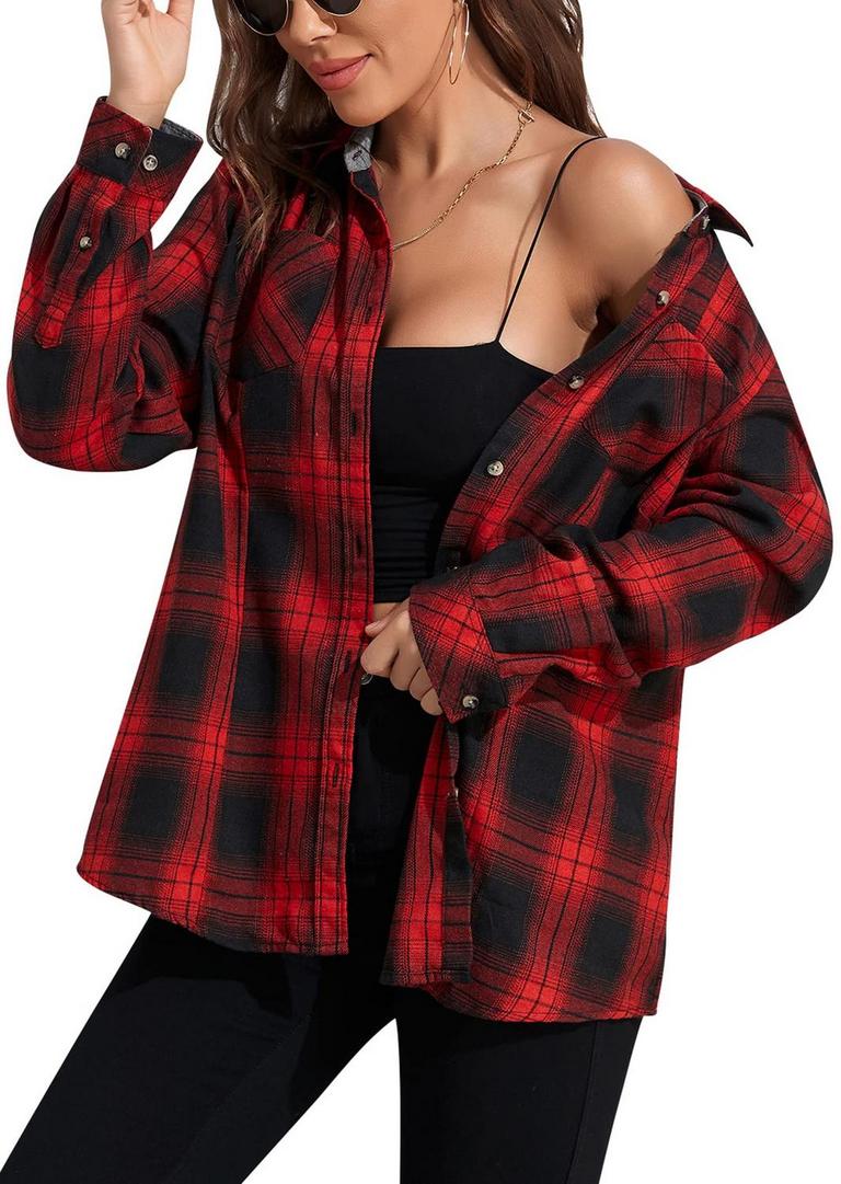 KEVAMOLLY FLANNEL SHIRT XL