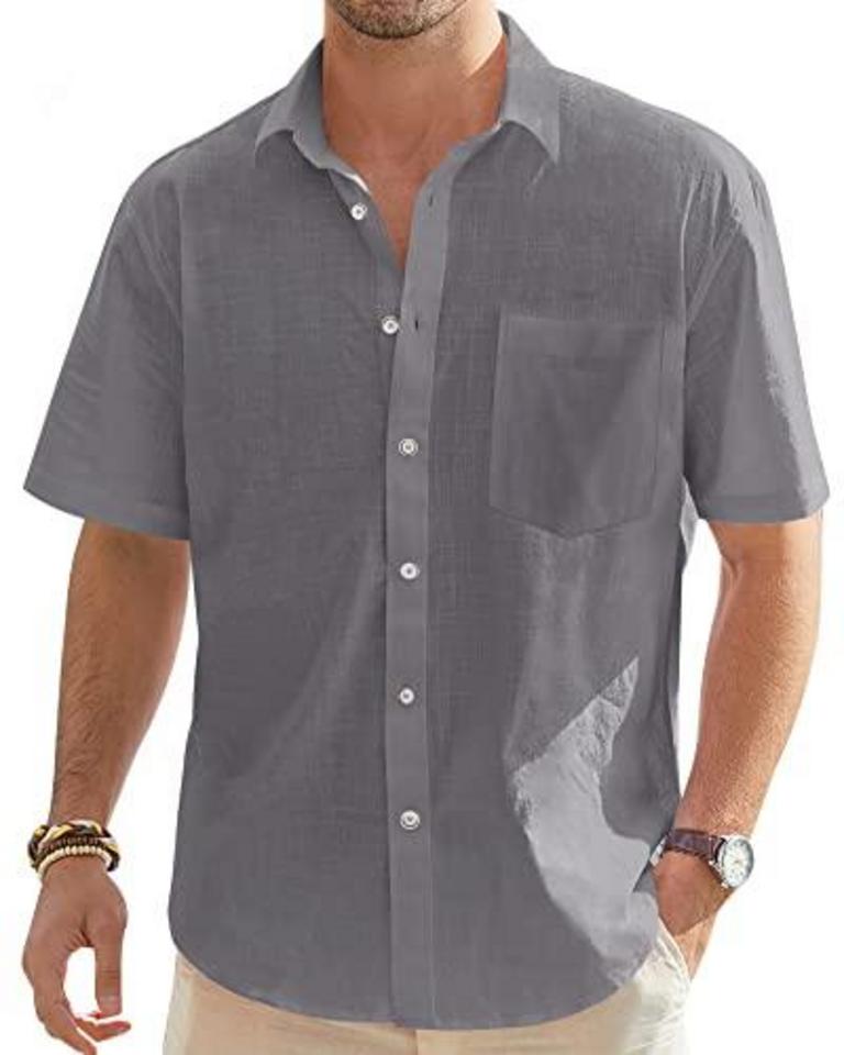 J.VER XL MEN'S LINEN SHIRT