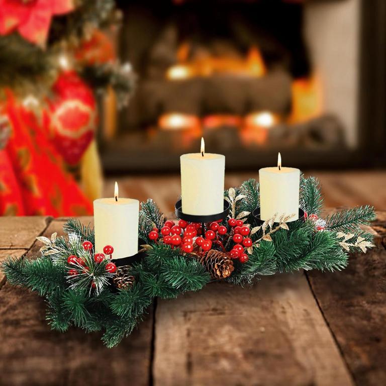 MORTIME XMAS CANDLEHOLDERS