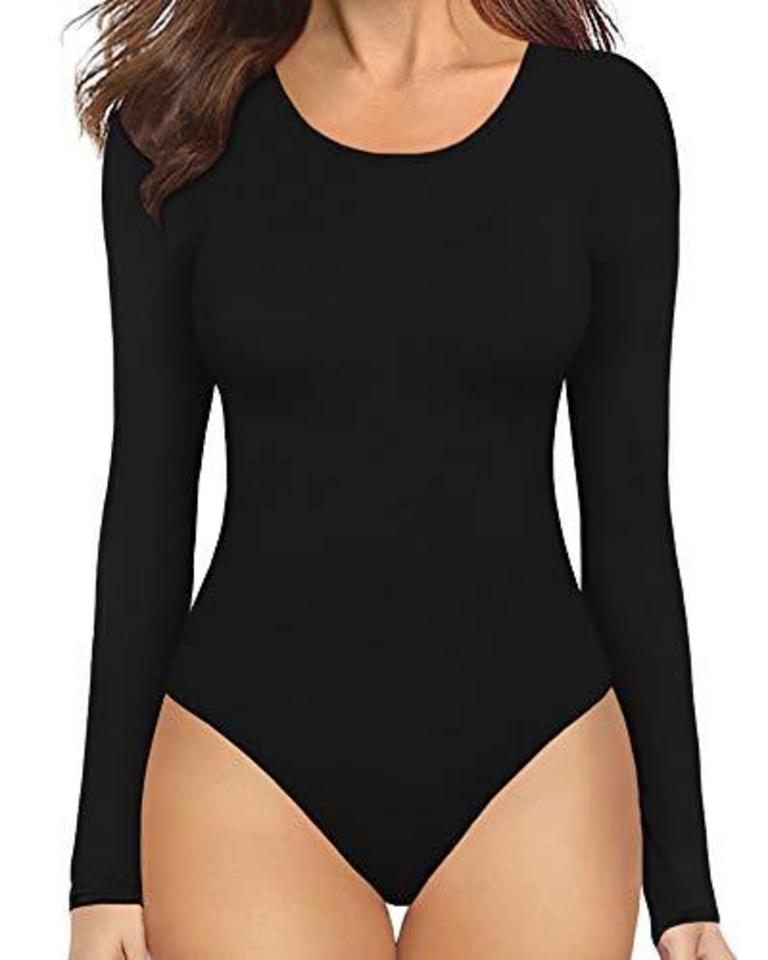 MANGOPOP LRG BLACK BODYSUIT