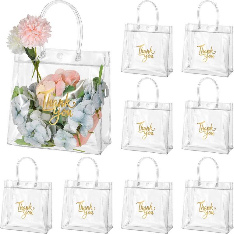 LEINUOSEN 50PC CLEAR GIFT BAGS