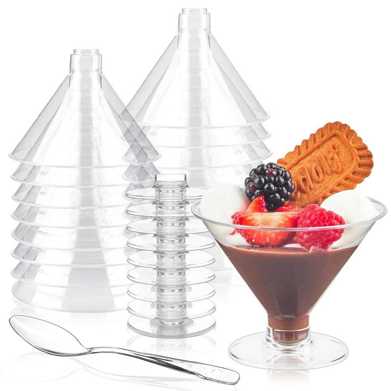 TOFLEN 40PK MARTINI GLASSES