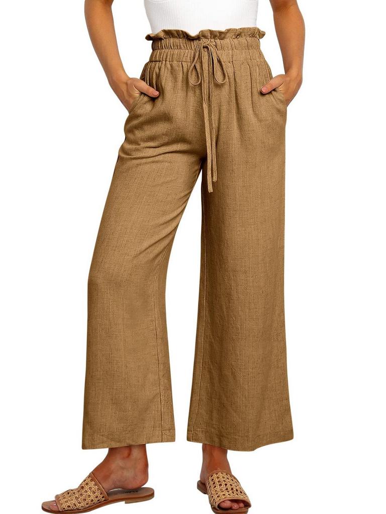 ANRABESS LINEN PANTS XL