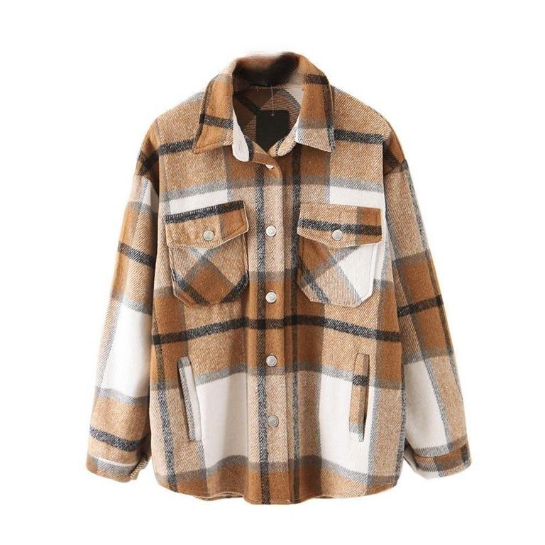BOUTIKOME PLAID SHACKET M