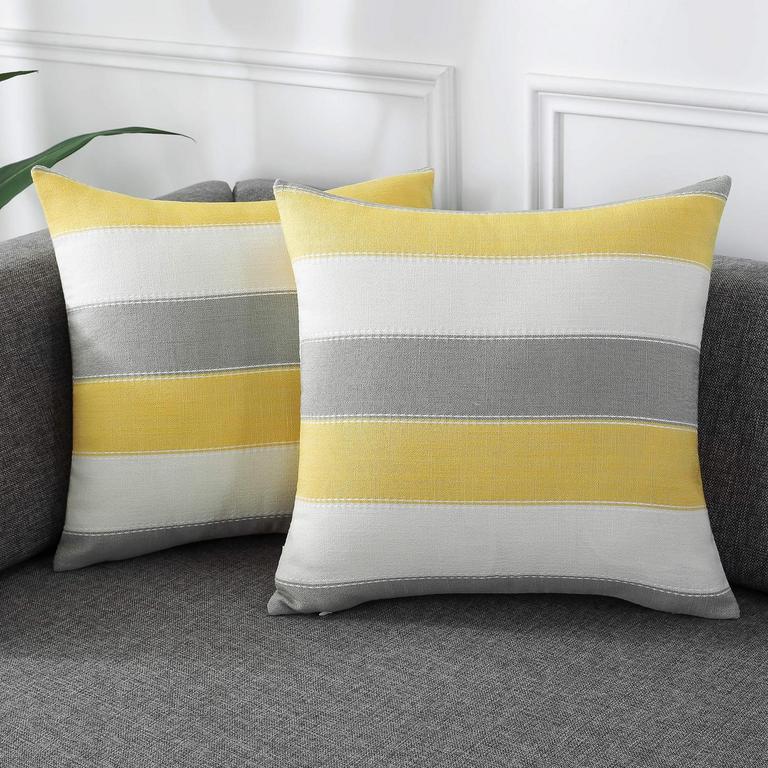 AMHOO STRIPE PILLOW COVERS