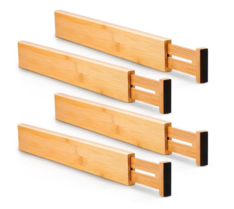 UTOPLIKE BAMBOO DRAWER DIVIDERS