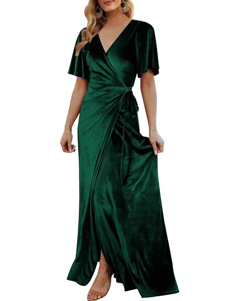 CYINU VELVET MAXI DRESS M