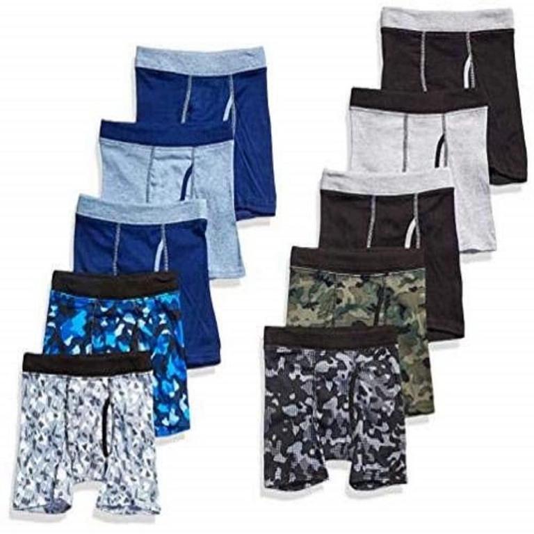HANES BOY'S BOXER BRIEFS M