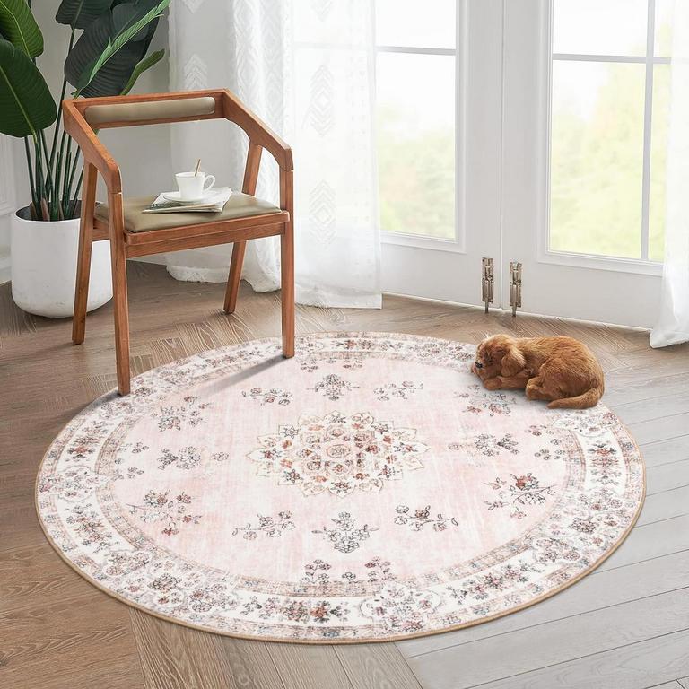 LAHOME FLORAL PINK RUGS
