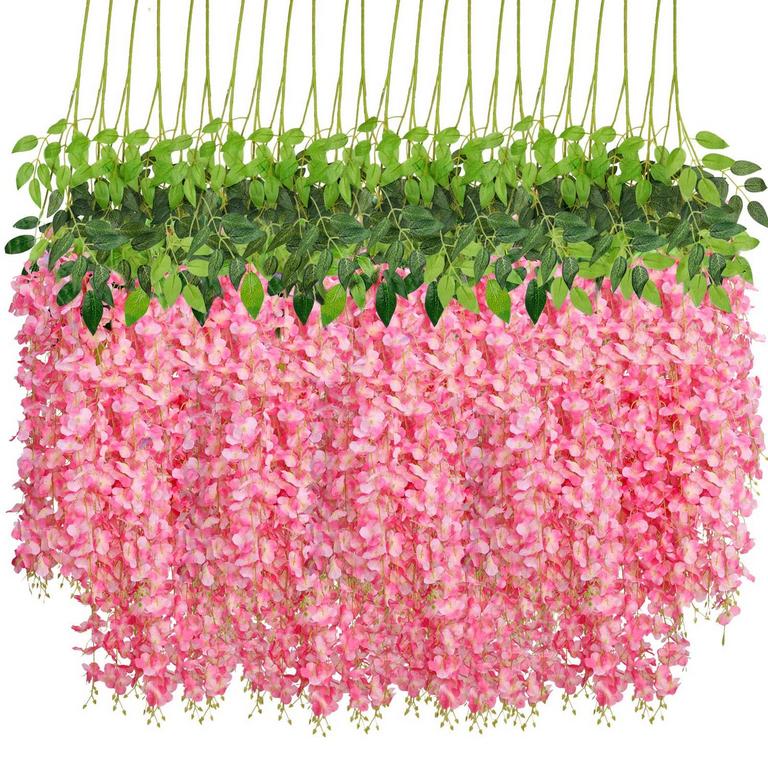 CEWOR SILK WISTERIA FLOWERS