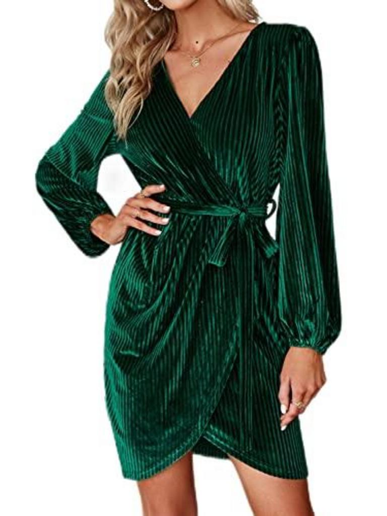 BERRYGOWOMEN VELVET DRESS S-XL