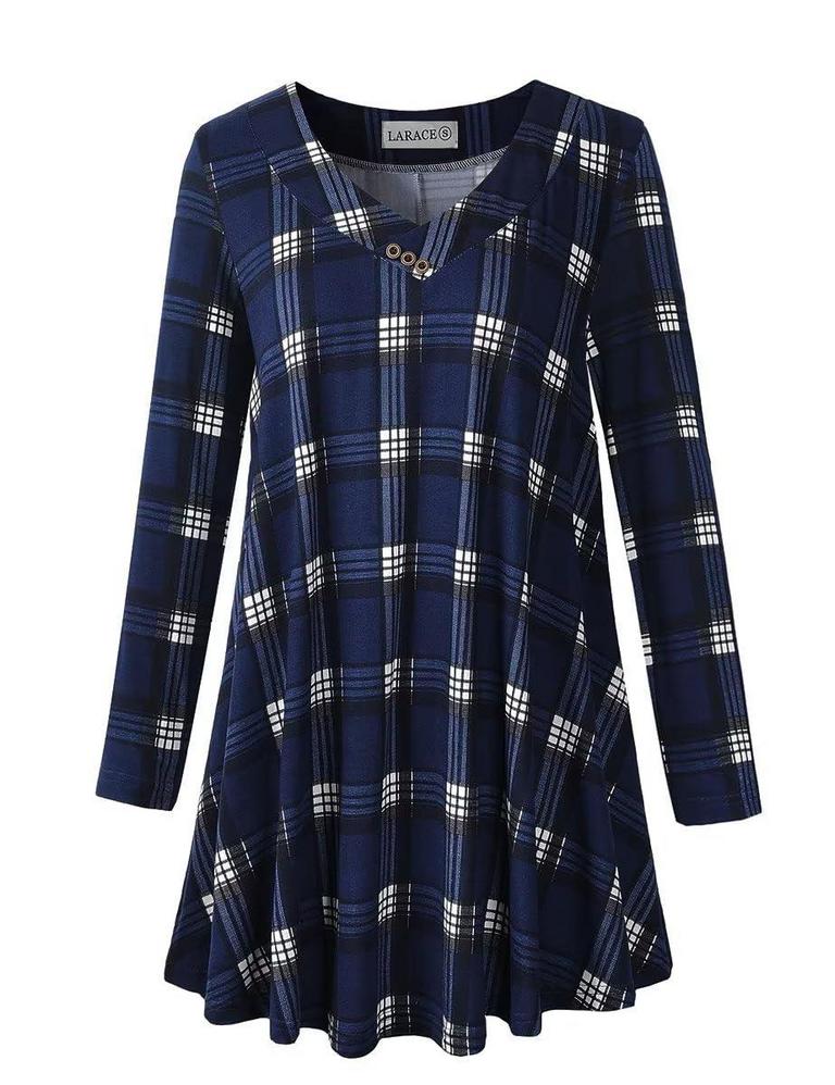 LARACE 1X VNECK TUNIC
