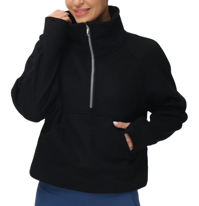 HALF ZIP SWEATSHIRT