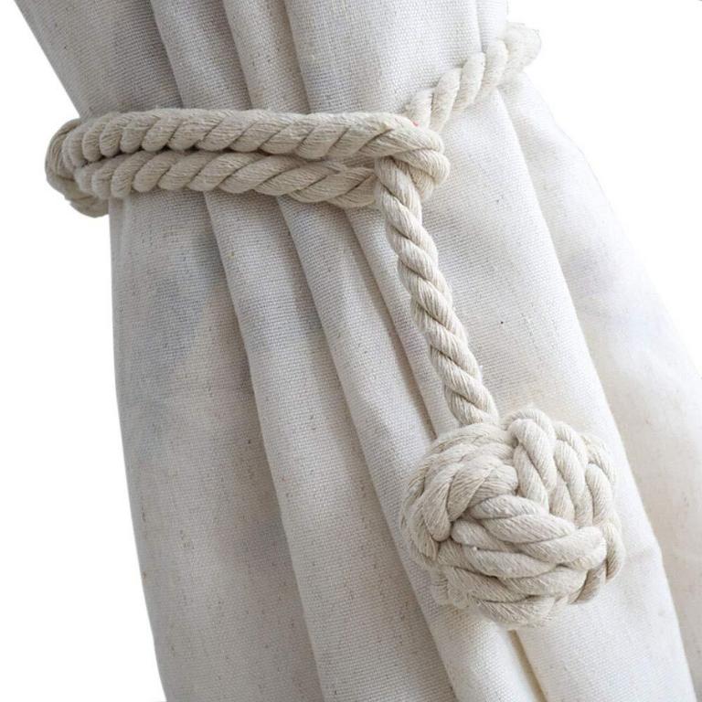4PK HEAVY CURTAIN TIEBACKS