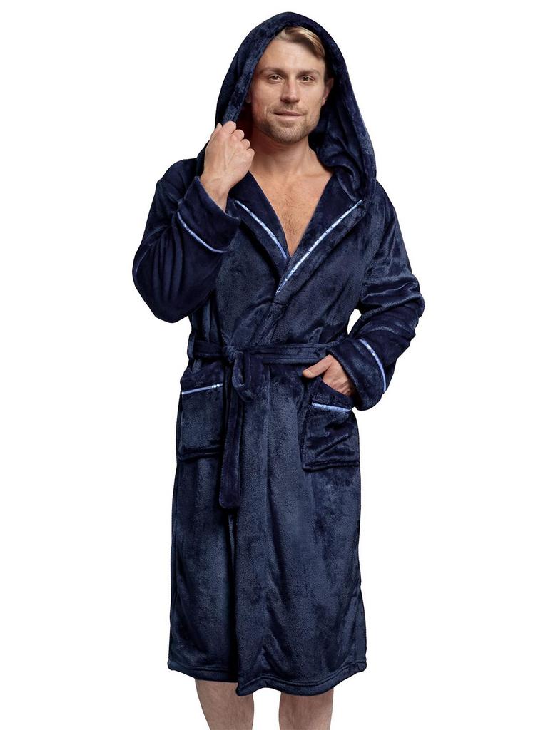 PAVILIA HOODED ROBE MEN'S OSFM