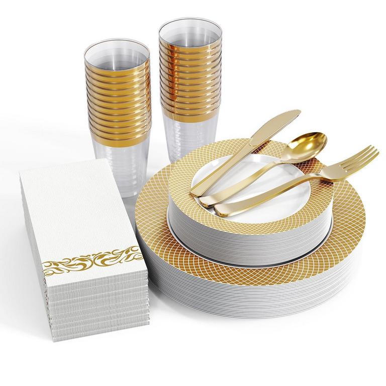FOCUSLINE GOLD DINNERWARE 175PC