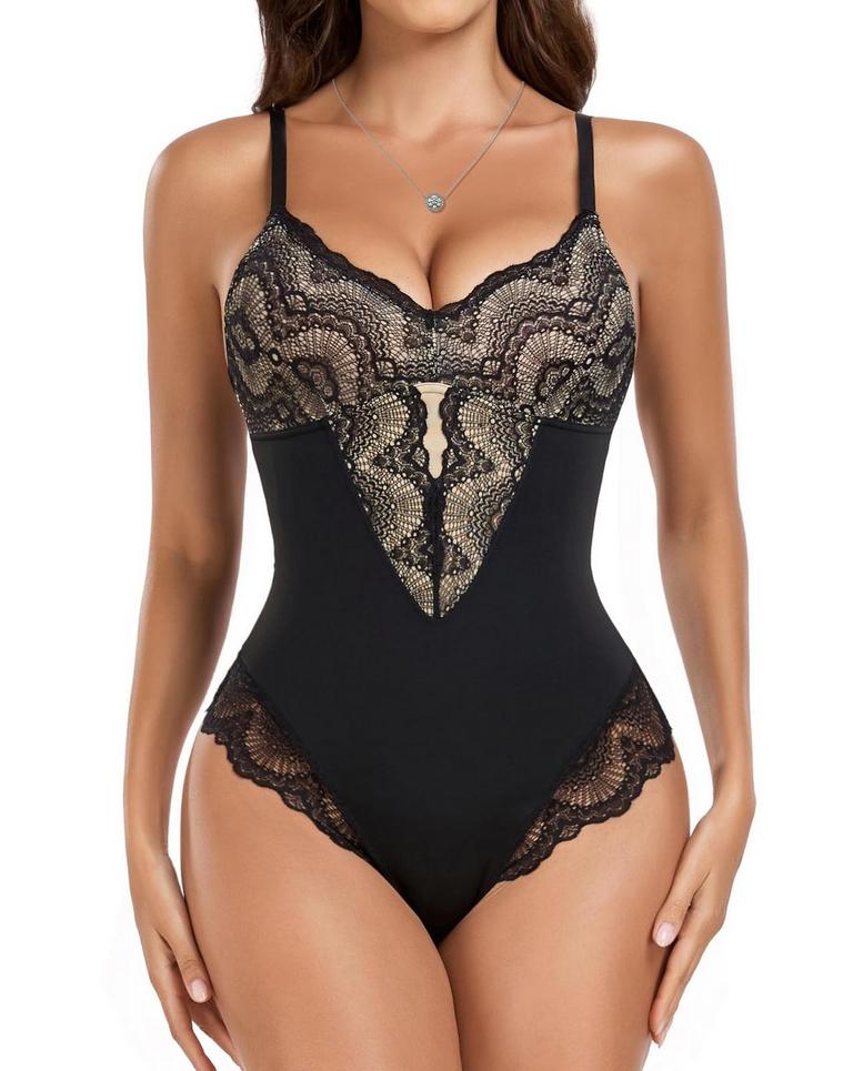 TDIFFUN LACE BODYSUIT L