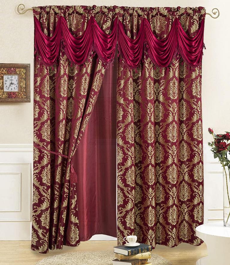 2 DREAMFIELD JACQUARD CURTAINS