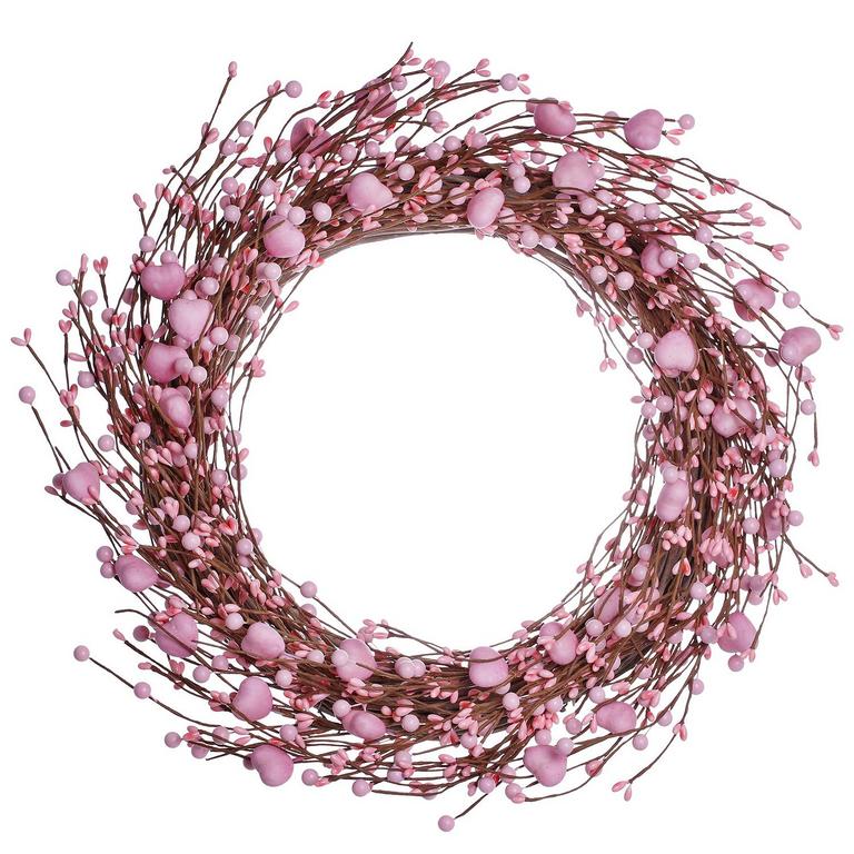 J FLORU 20IN VALENTINE WREATH